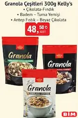 KELLY'S GRANOLA ÇEŞİTLERİ 300 G